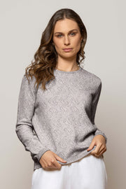 Paisley Crew Possum Merino + Cotton